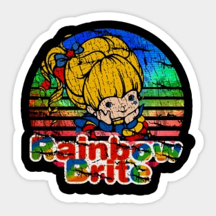 Vintage Rainbow Brite 80s Sticker